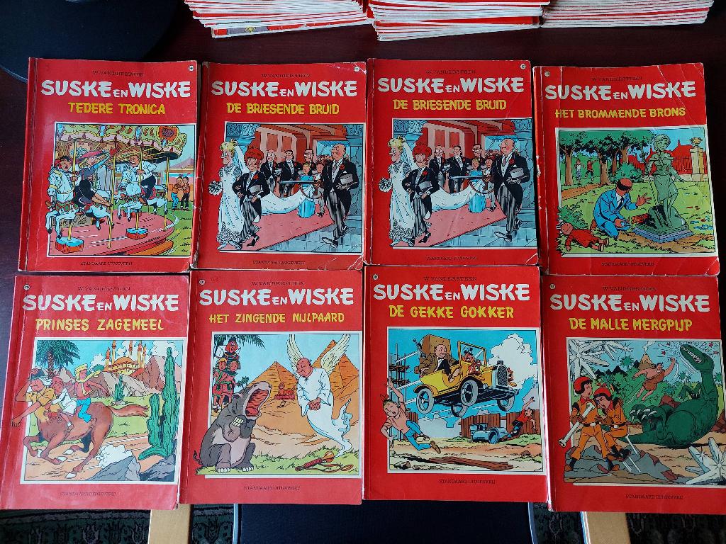 74 strips Suske en Wiske - alle strips 1ste druk, Livres, BD, Utilisé, Plusieurs BD, Enlèvement ou Envoi