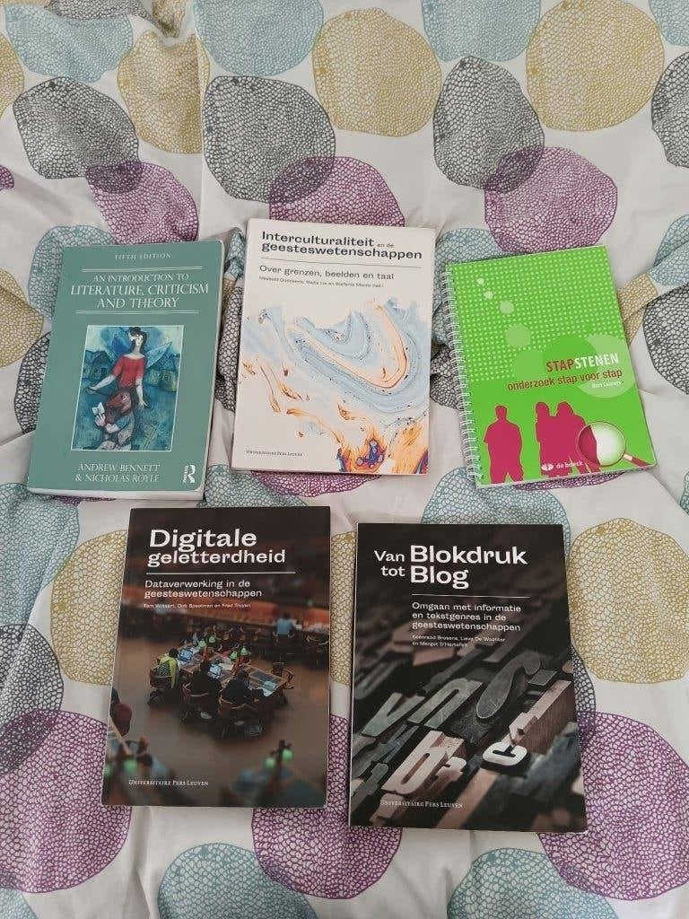 Handboeken taal en letterkunde, Boeken, Ophalen, Gelezen, Hoger Onderwijs, Diverse auteurs