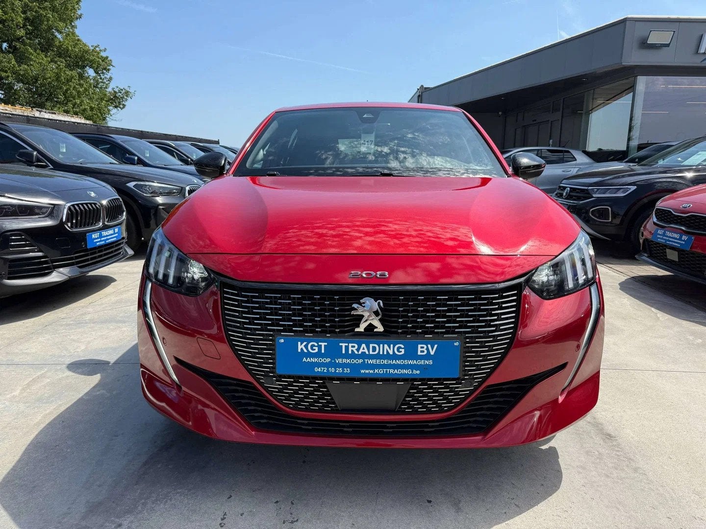 Peugeot 208 1.2i 101PK GT-LINE LEDER VIRTUAL CAMERA CARPLAY, Rouge, Achat, Euro 6, 1165 kg