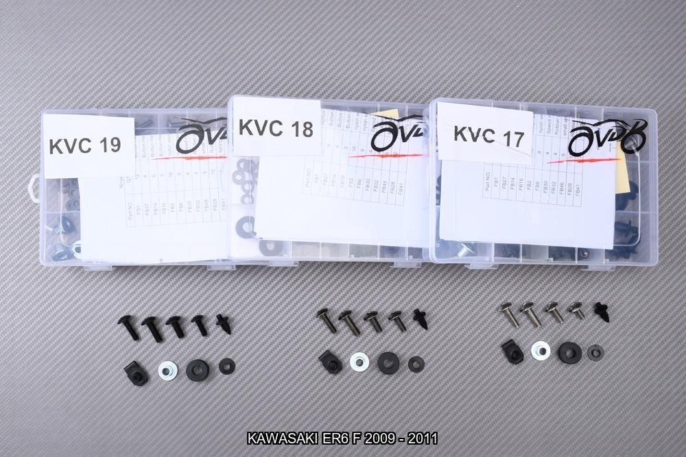 Kuip bouten set voor KAWASAKI ER6 F 2009 - 2011, Ophalen of Verzenden, Nieuw