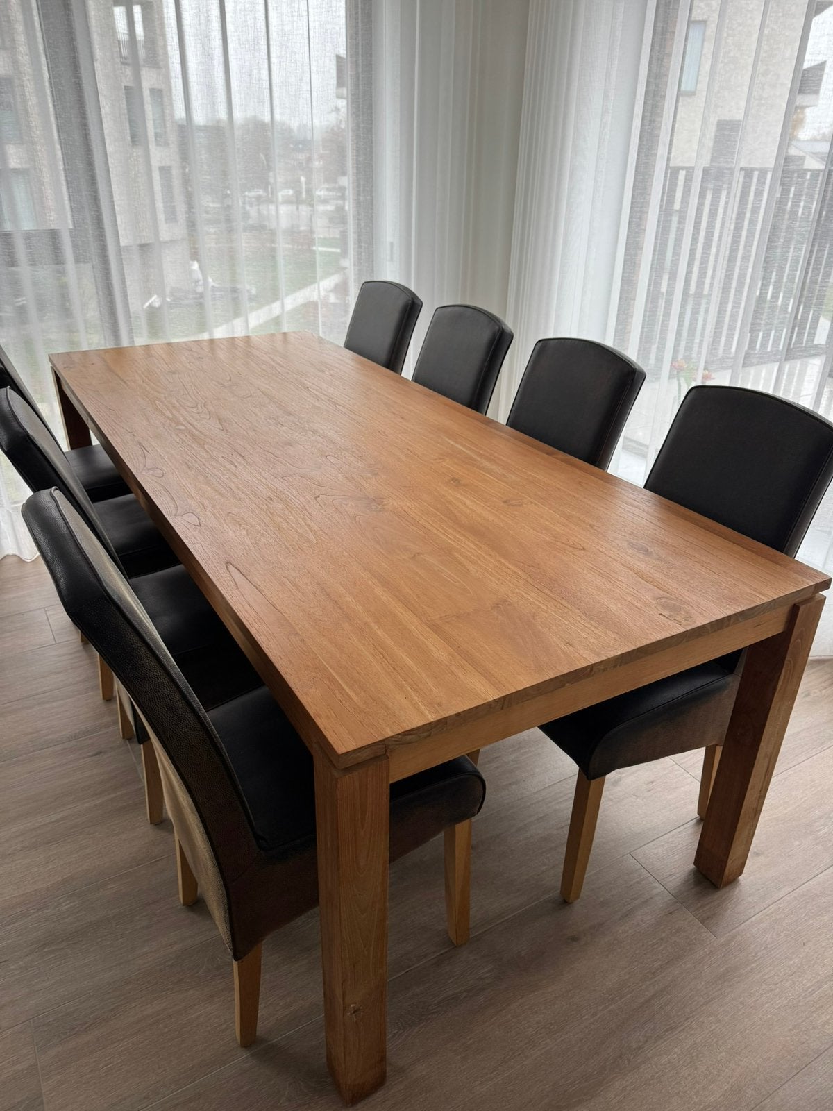 Eetkamer tafel teak, Huis en Inrichting, Ophalen, Gebruikt, 100 tot 150 cm, Teakhout