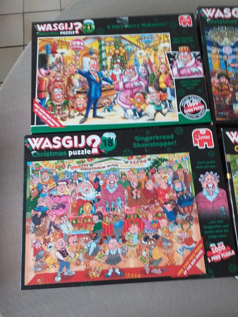 puzzels wasgij, Ophalen of Verzenden, 500 t/m 1500 stukjes, Zo goed als nieuw, Legpuzzel