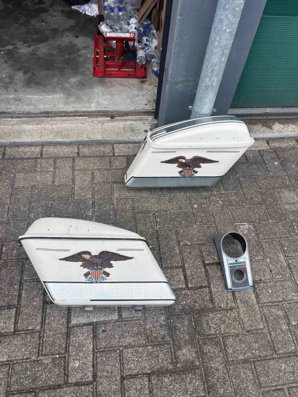 Restro flh Shovelhead koffers, Ophalen of Verzenden