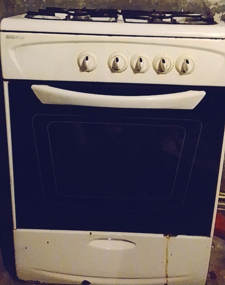 Gas fornuis  oven  Beko met 4potten., Elektronische apparatuur, Ophalen, Gas