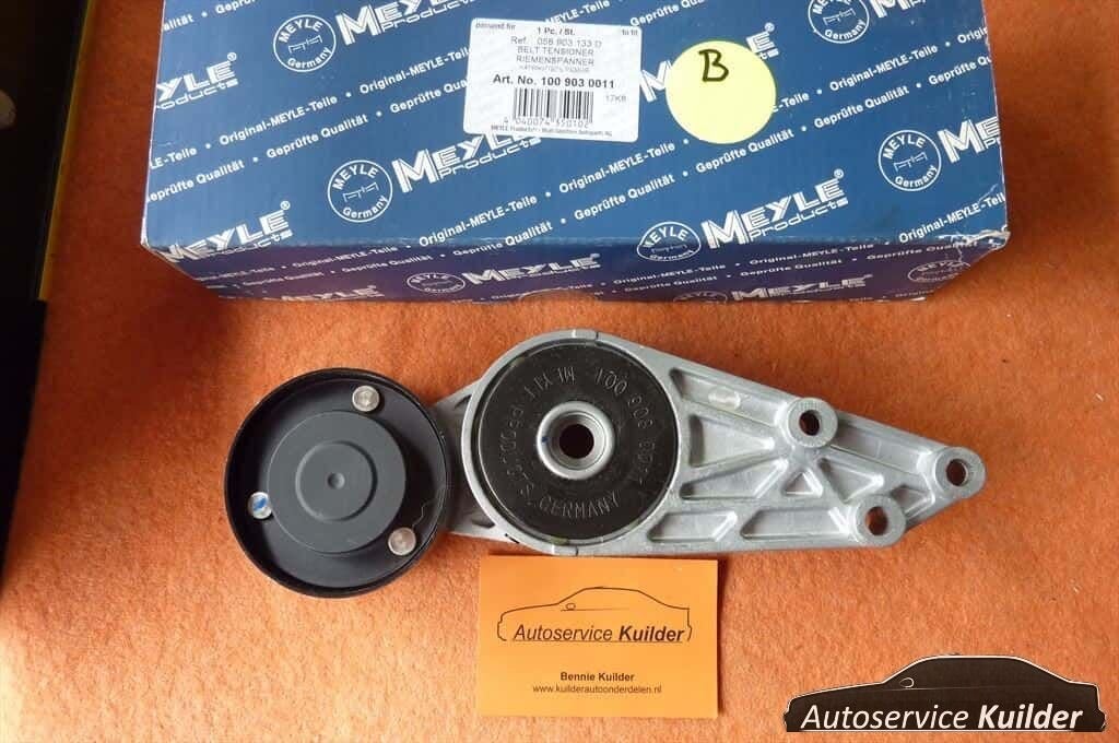 Spanrol multiriem Audi A4 A6 VW Passat Superb Nieuw Meyle,, Neuf, -, Audi, -