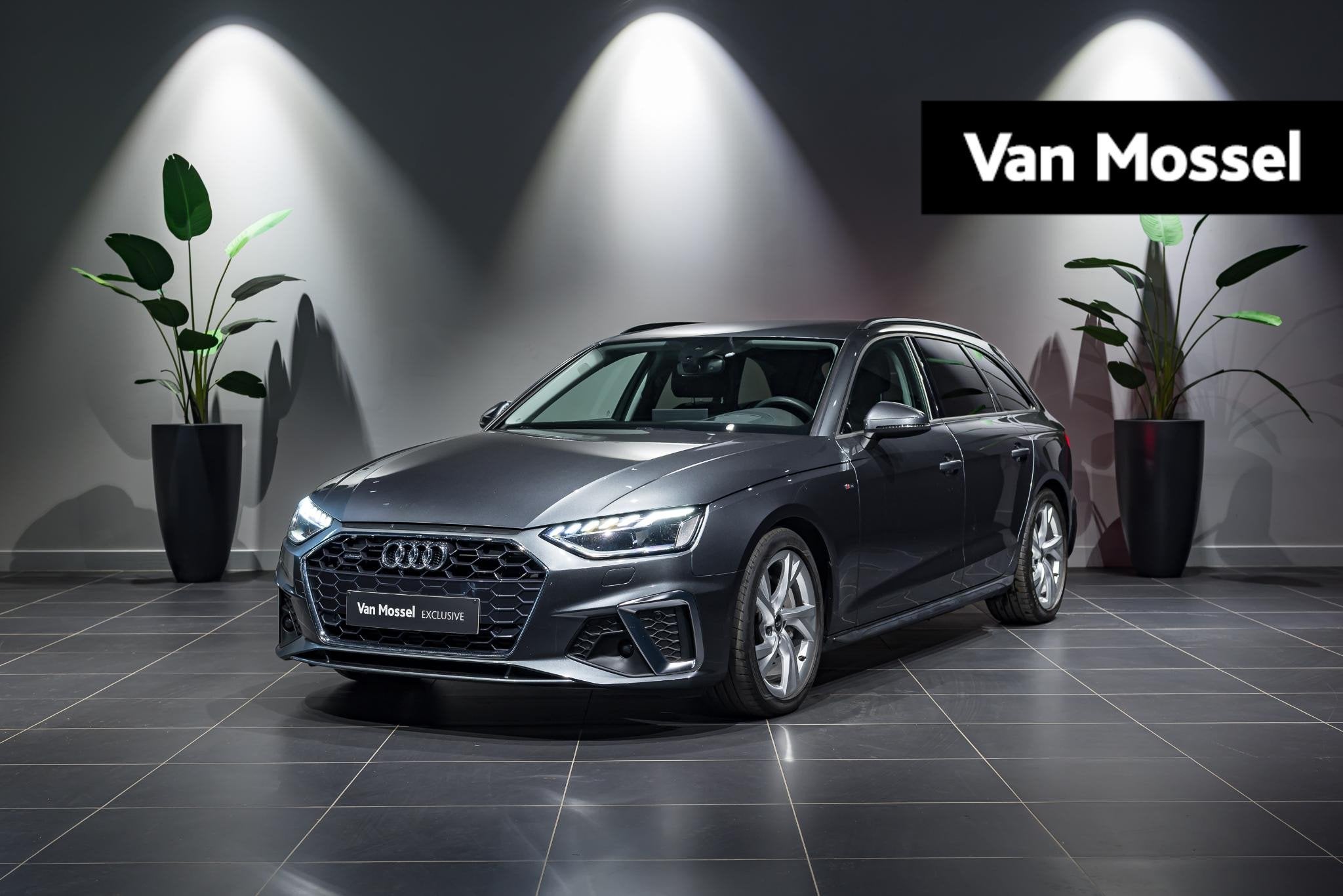 Audi A4 Avant 40 TFSI S tronic S line quattro Avant, Argent ou Gris, Achat, Commande vocale, Noir