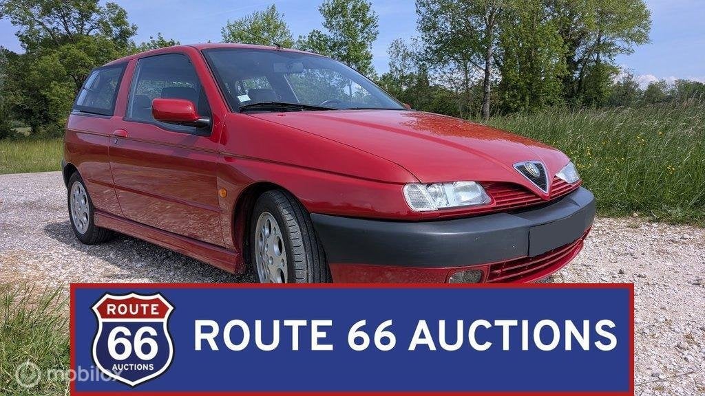 Alfa Romeo 145 Quadrifoglio | 1997 | Route 66 Auctions, Zwart, Bedrijf, Handgeschakeld, Overige carrosserie