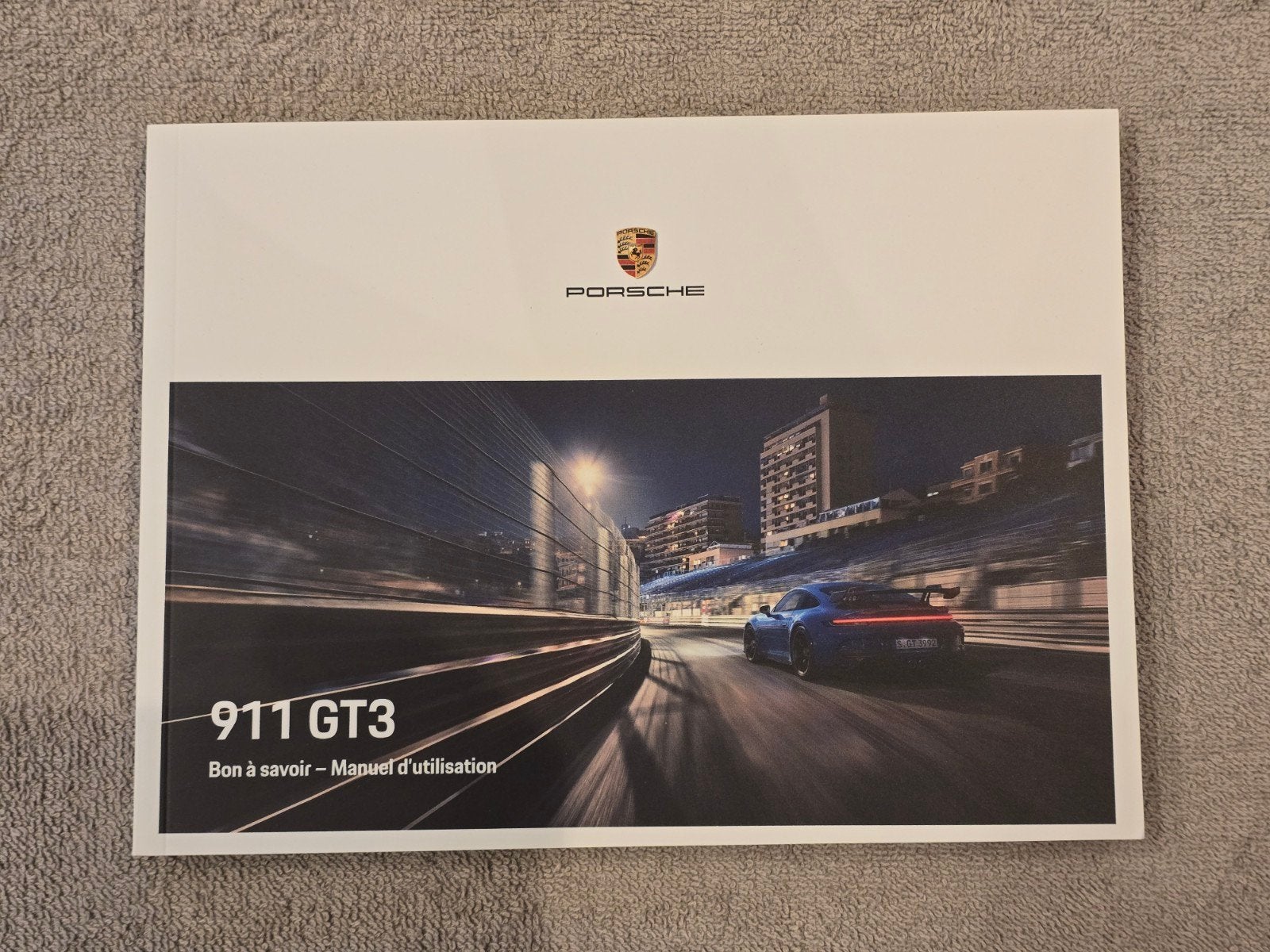 Handleiding Porsche 911 GT3 992/1 992.1 Français FR, Ophalen of Verzenden
