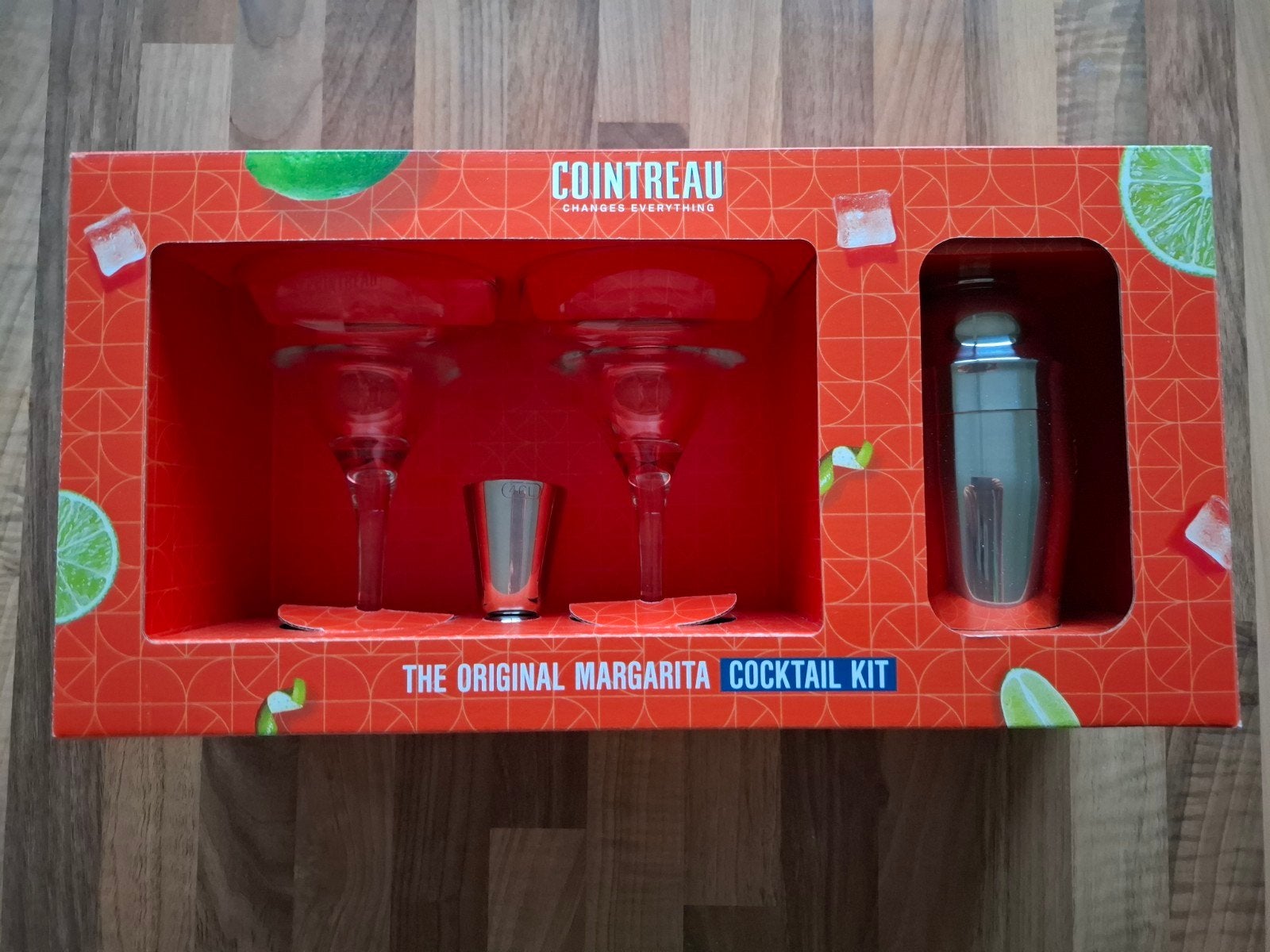 Cointreau the original margarita cocktail kit. 2 x glas, Ophalen