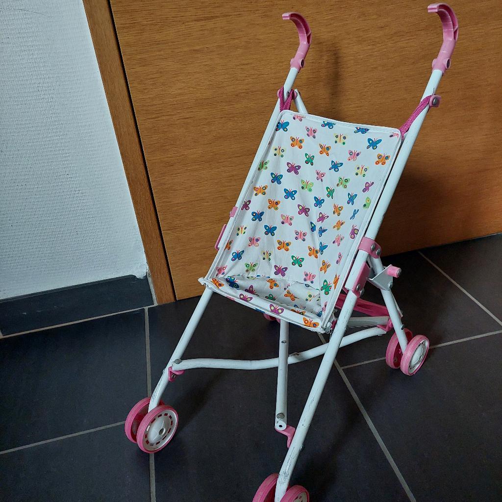 Plooibuggy pop, Kinderen en Baby's, Speelgoed | Poppen, Ophalen of Verzenden, Gebruikt, Babypop