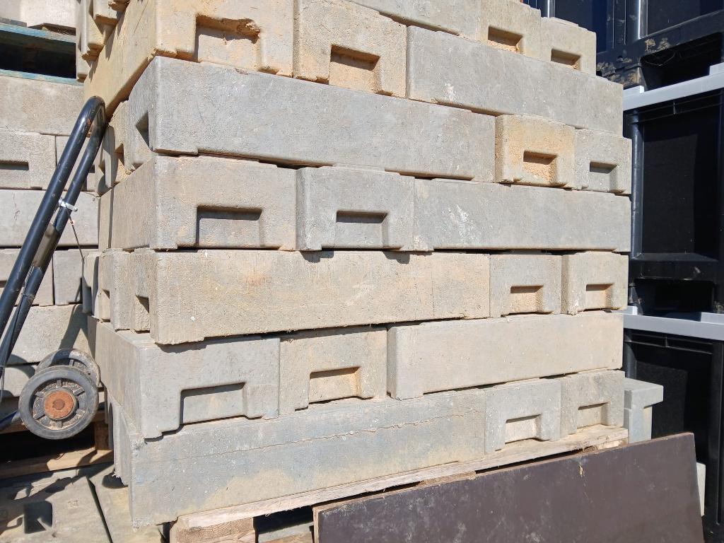 ballastblok bouwhek + steunen bouwhek, Enlèvement, Utilisé, Autres types