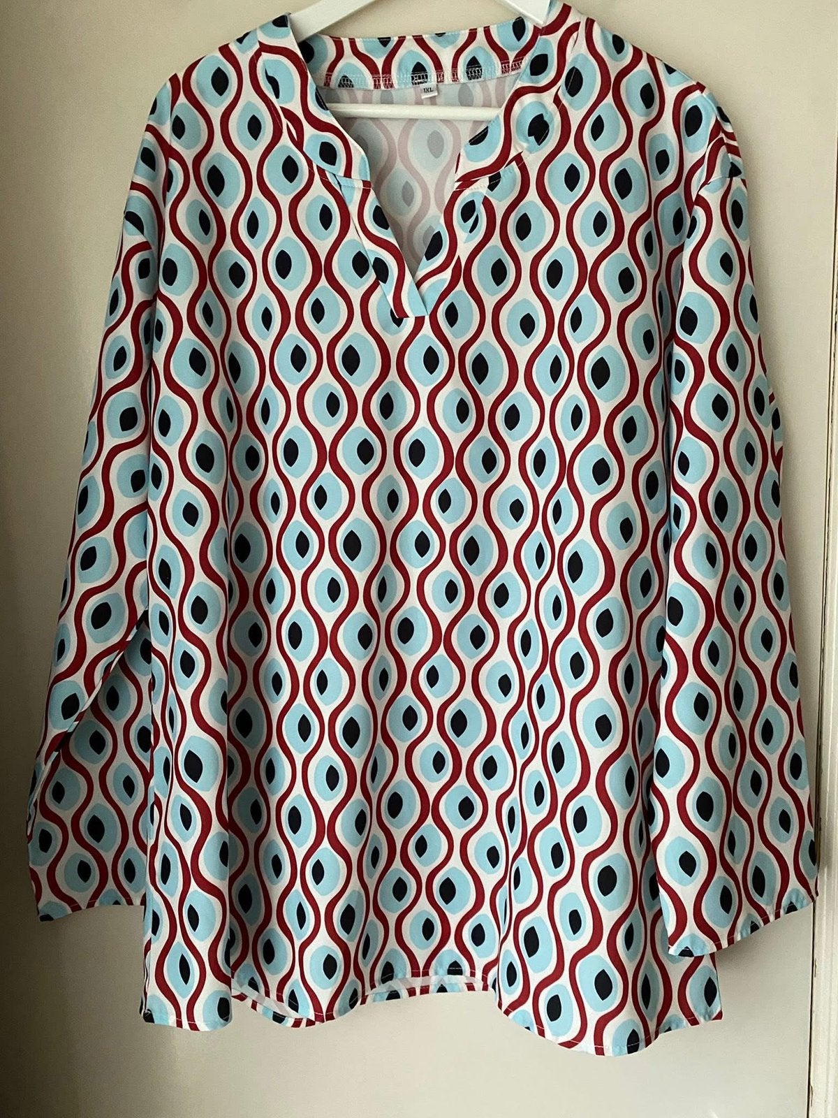 Overhemd/tuniek in hippiestijl — maat 1XL lees, Ophalen of Verzenden, Nieuw, Maat 46/48 (XL) of groter, Overige kleuren