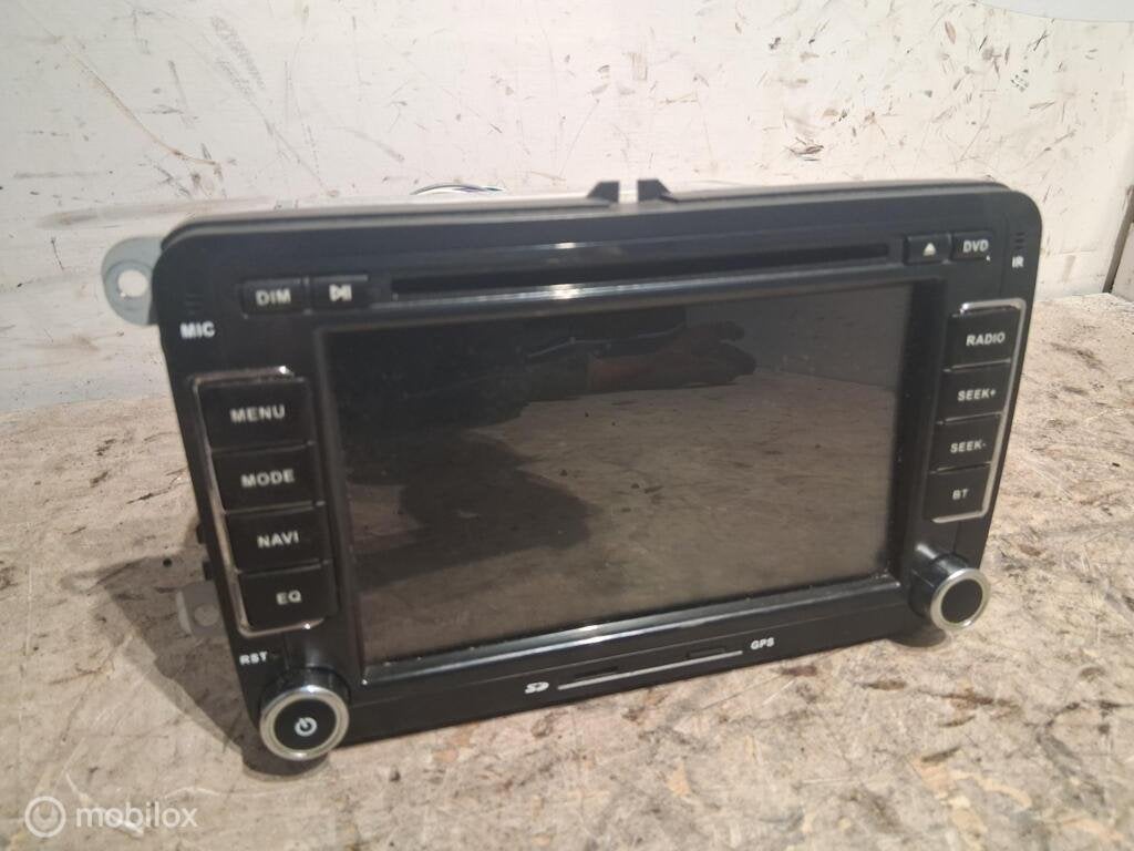 Autoradio Vw Golf V 1.4 TSI ('03-'08), Autos : Pièces & Accessoires, Enlèvement ou Envoi, Volkswagen, Utilisé, Volkswagen