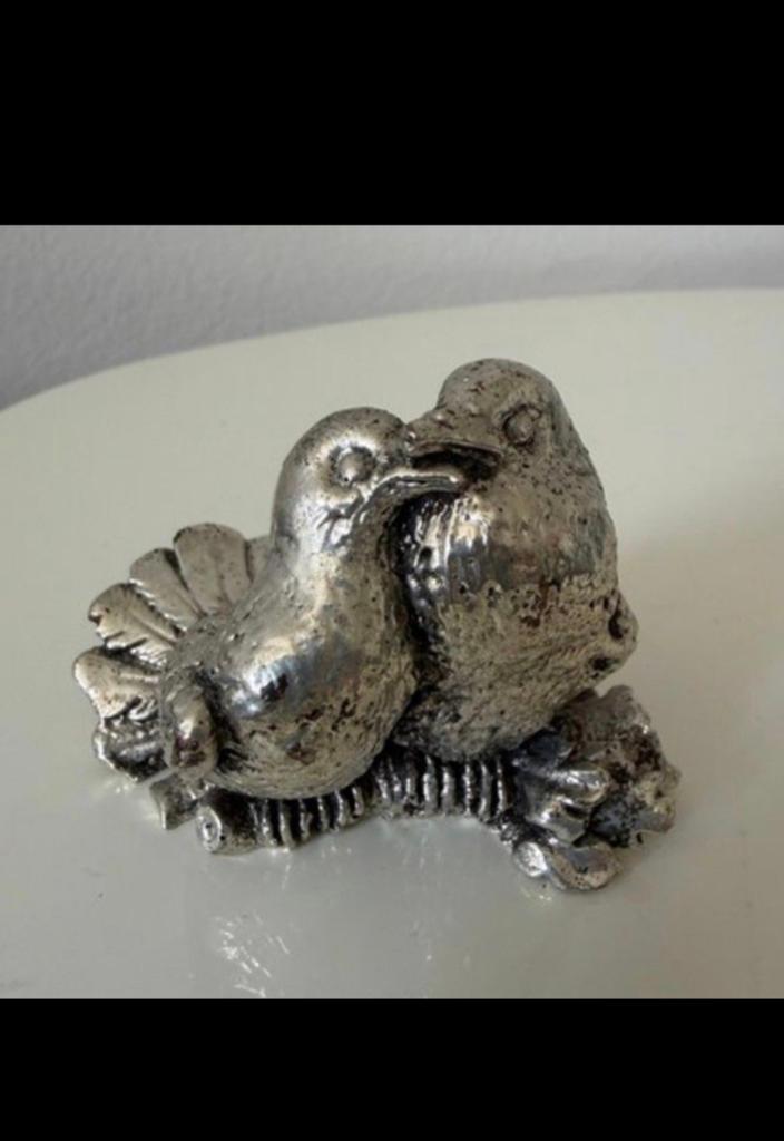 Beeldje "love"  zilver, Ophalen, Nieuw, Dier