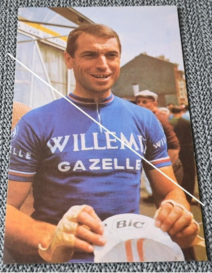 Rik Van Looy / Willem II Gazelle / 2 foto's / 22 x 14 cm, Verzamelen, Verzenden, Zo goed als nieuw, Poster, Plaatje of Sticker