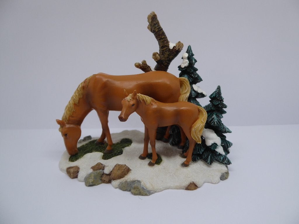 Objet Luville : décor de cheval et poulain 600067, Enlèvement ou Envoi