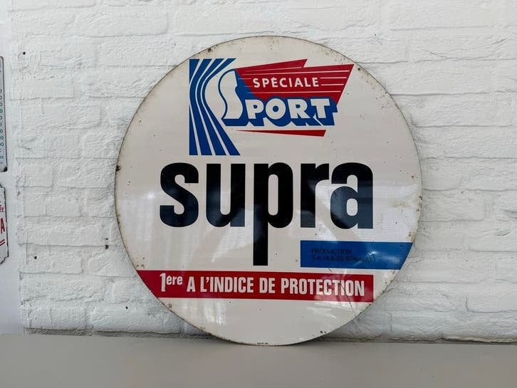 Vintage Supra Sport Reclamebord, Verzamelen