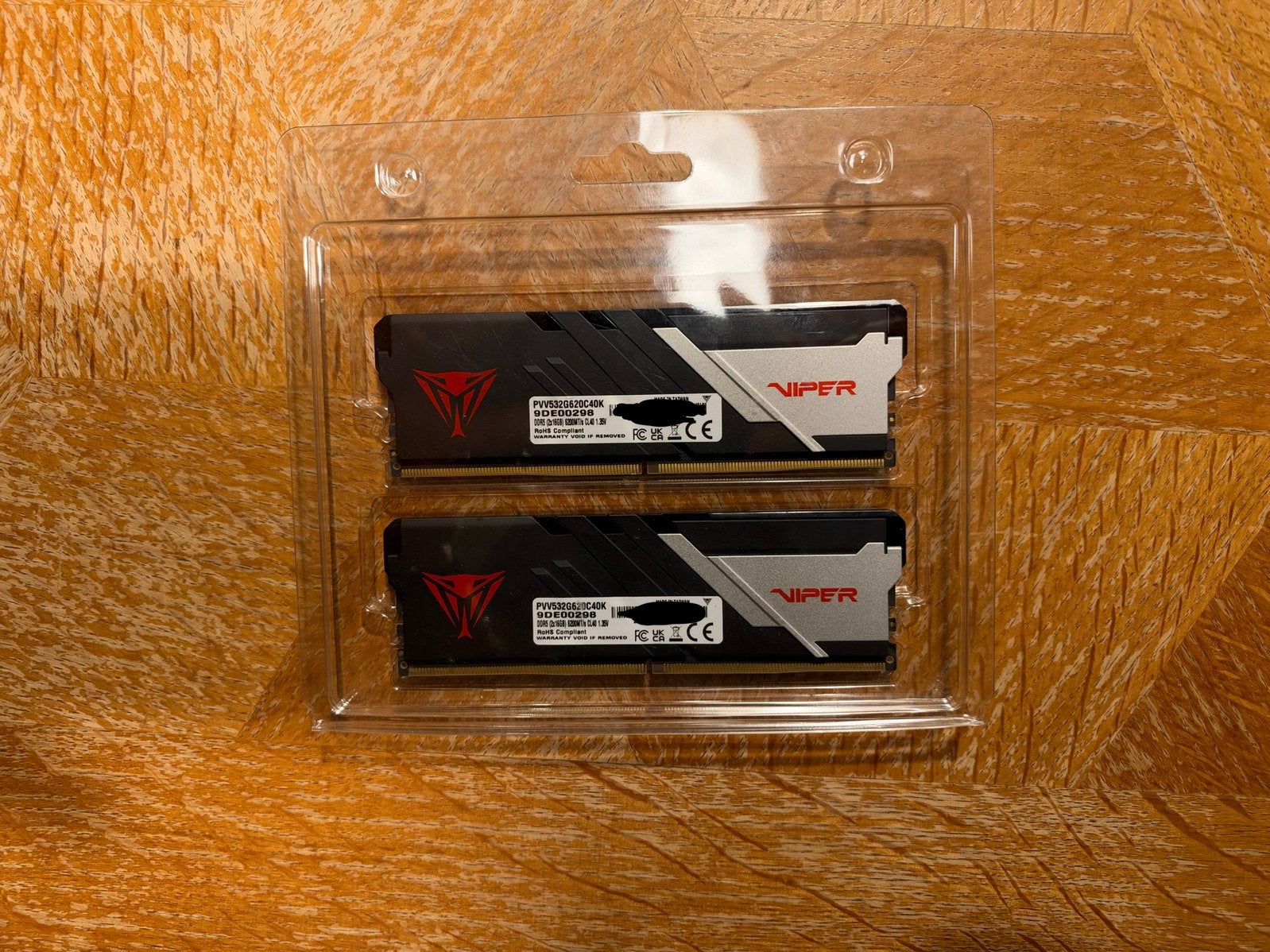 Patriot Viper Venom 32gb (2x16gb) ddr5 6200mt/s, Computers en Software, Ophalen, 32 GB, Zo goed als nieuw, Desktop