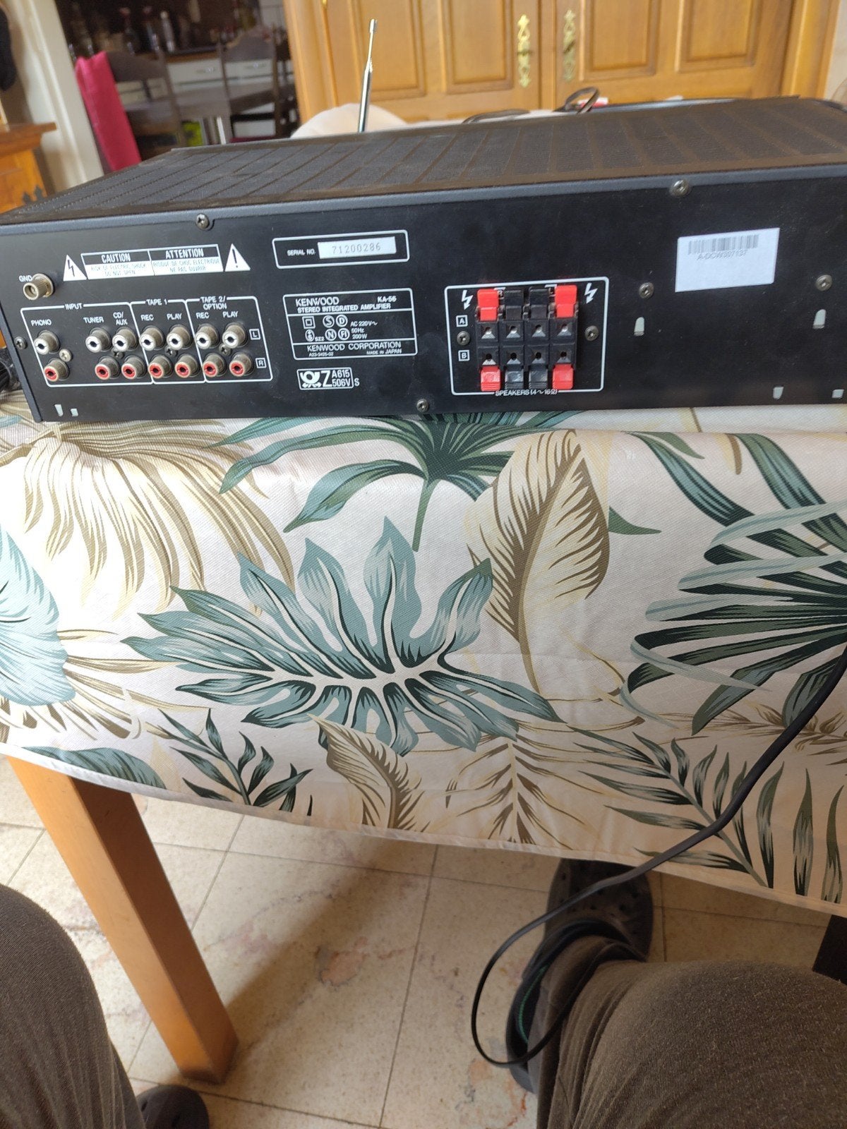 amplificateur Kenwood can 56, TV, Hi-fi & Vidéo, Autres marques, Enlèvement ou Envoi, Reconditionné, 60 à 120 watts