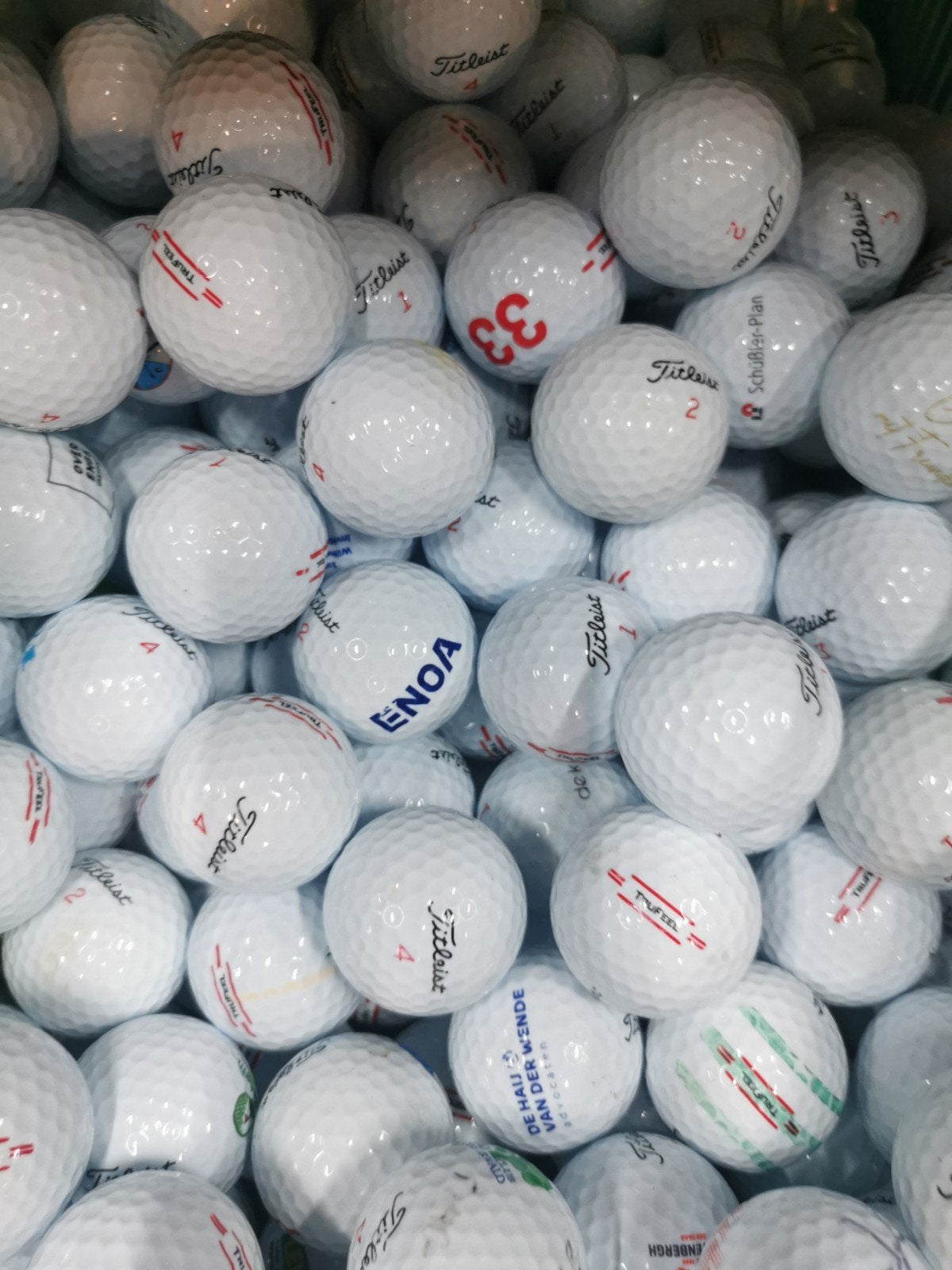 Titleist trufeel golfballen 50 stuks AAAA kwaliteit, Enlèvement ou Envoi