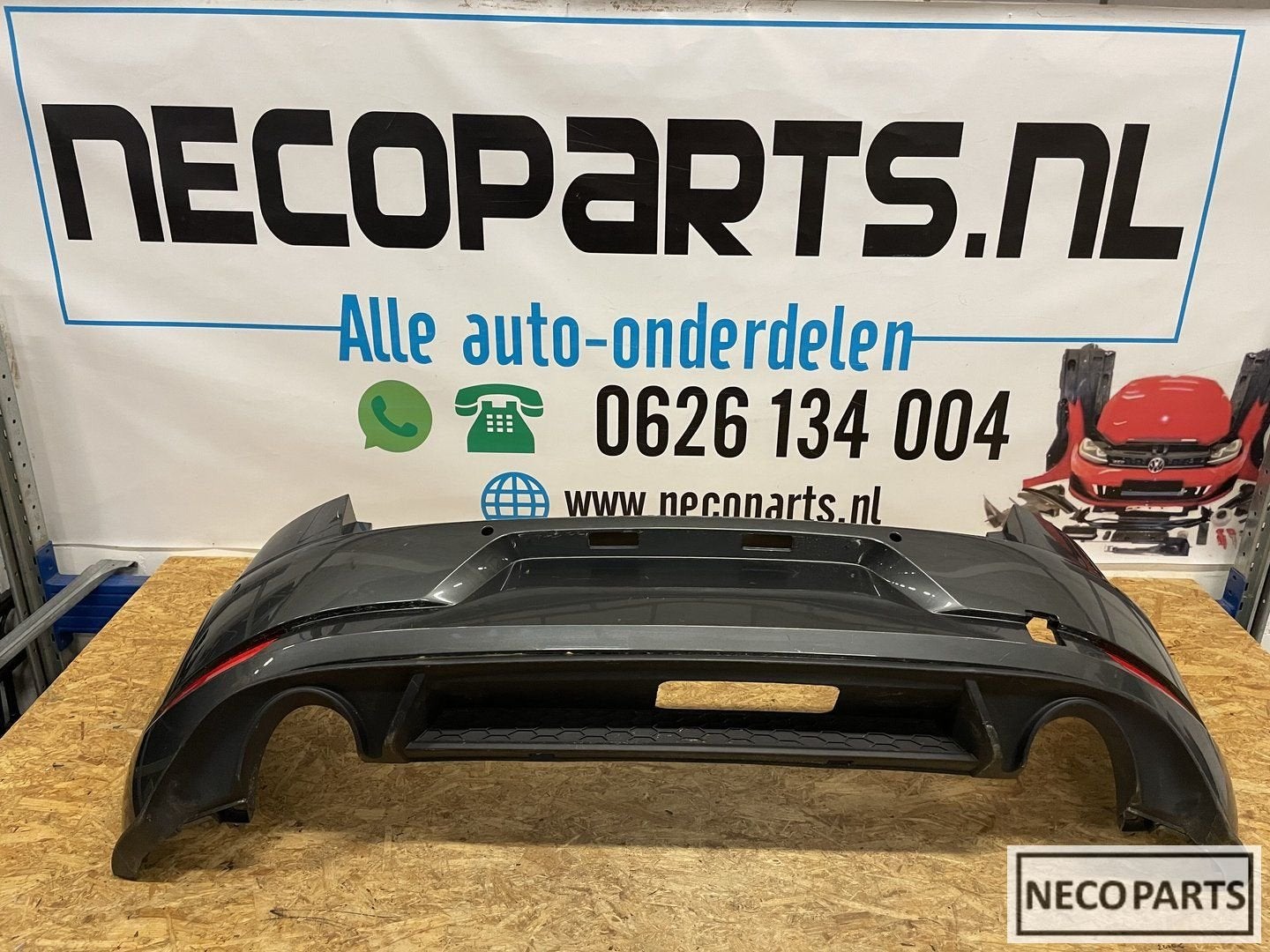 BUMPER VW GOLF 7 FACELIFT GTI ACHTERBUMPER 5G6807421BK, Volkswagen, -, Utilisé, -