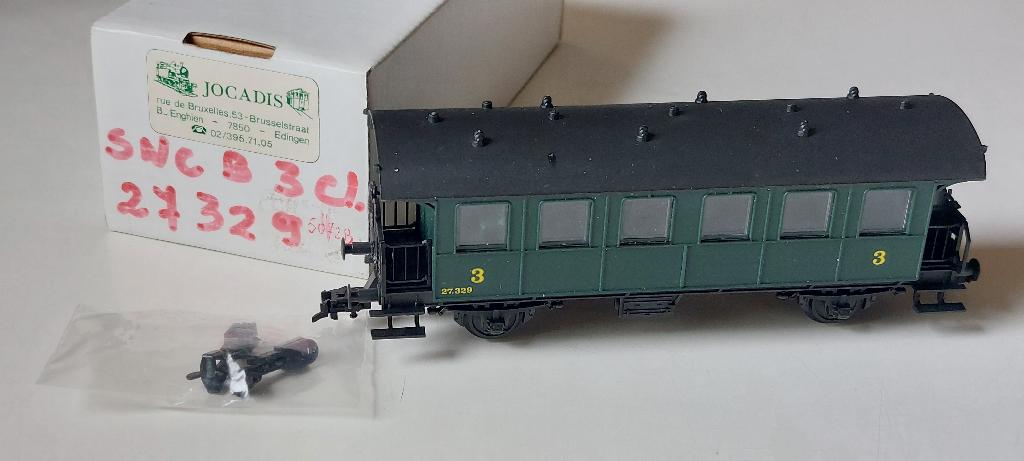 SNCB/NMBS JOCADIS VAN FLEISCHMANN CAR SUBURBANLIEUE*HO*DC, Treinset, Gelijkstroom, Verzenden, Fleischmann