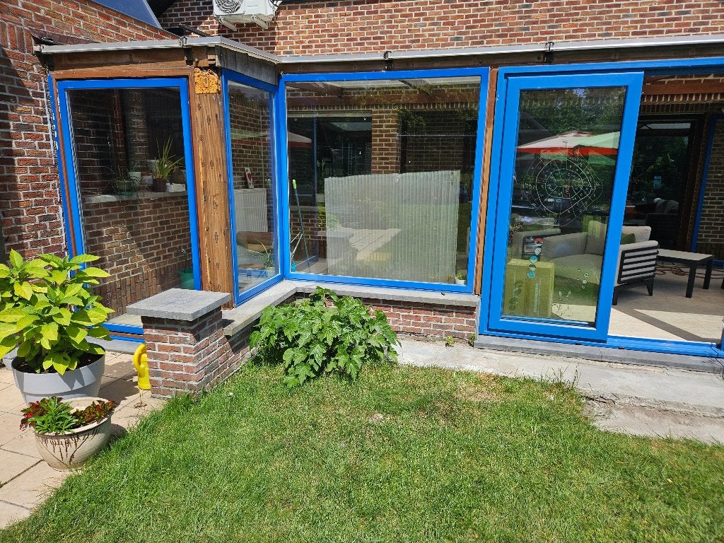 veranda, Bricolage & Construction, Vitres, Châssis & Fenêtres, Utilisé, Fenêtre de façade ou Vitre, 160 cm ou plus, 160 cm ou plus