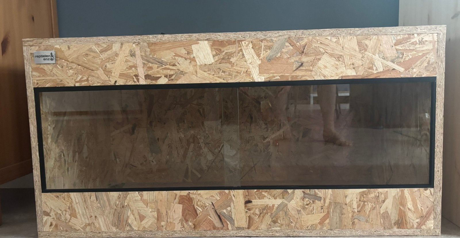 Osb terrarium 100x50x50, Dieren en Toebehoren, Ophalen, Zo goed als nieuw, Terrarium of Paludarium