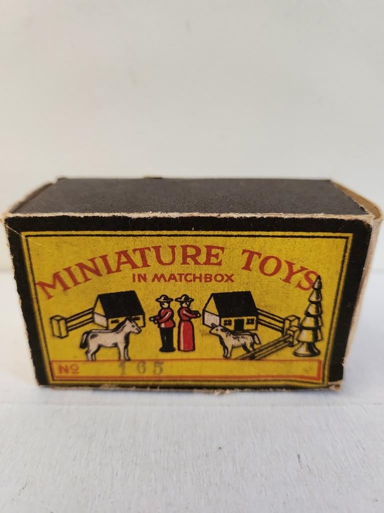 Matchbox Copy Miniature Toys Nr 165 leeg doosje Boerderij, Ophalen of Verzenden