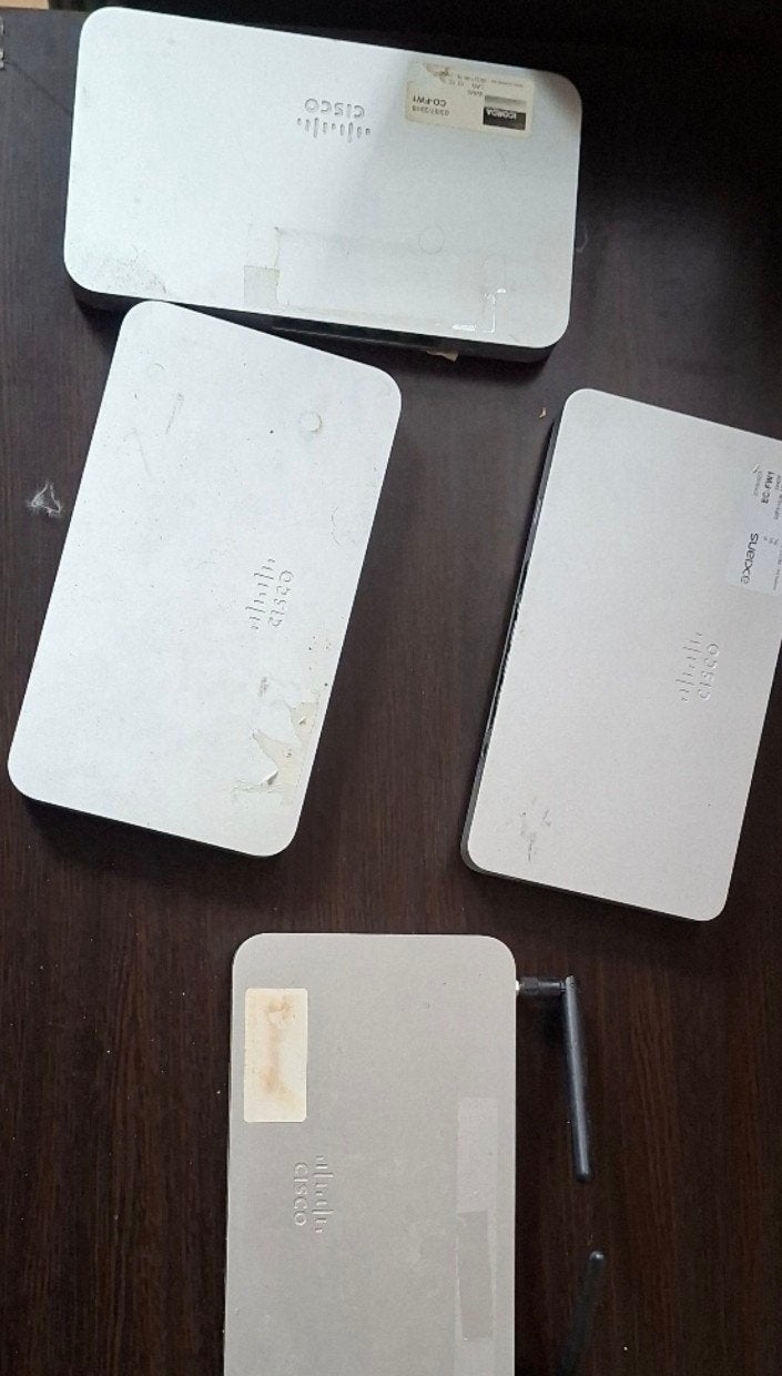 Set van 4 Cisco Meraki Security Appliances (2x MX64, 1x MX64, Ophalen of Verzenden