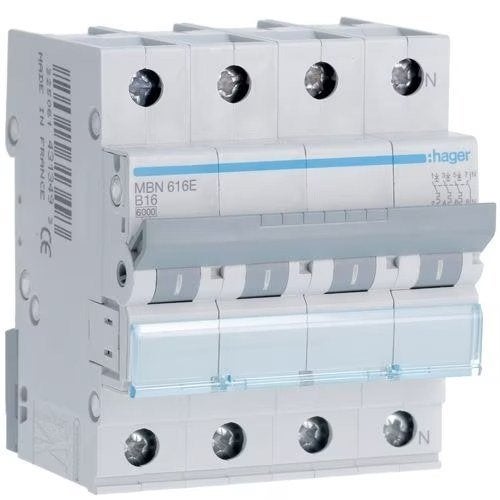 Automaat B16A 3P+N 6kA, Verzenden