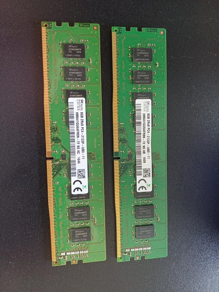 8gb ram pc4 2133p (2 stuks), Computers en Software, RAM geheugen, Ophalen of Verzenden