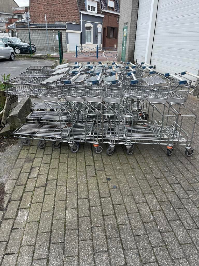 Chariot de magasin +_ 6 pièces, Enlèvement ou Envoi