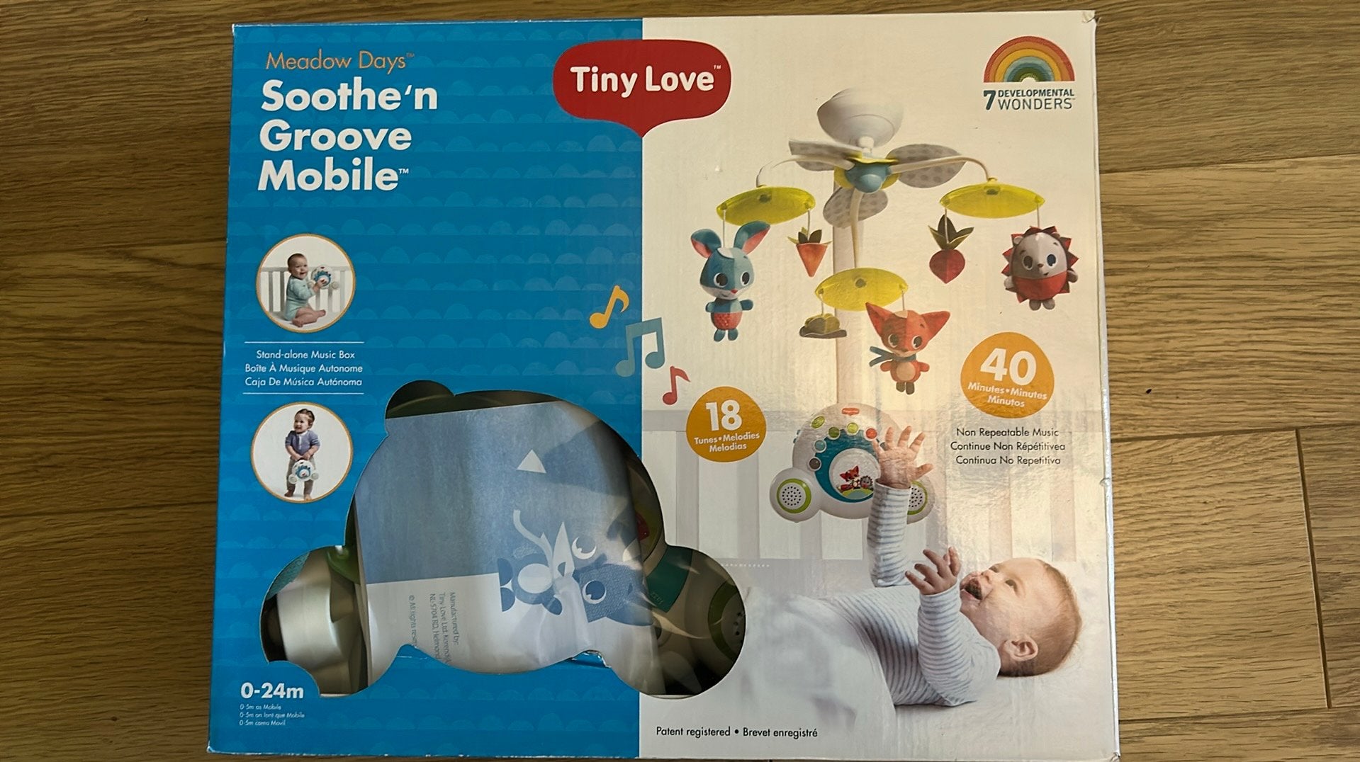 Mobiel voor babybed of park, Kinderen en Baby's, Ophalen, Gebruikt, Mobiel, Met geluid