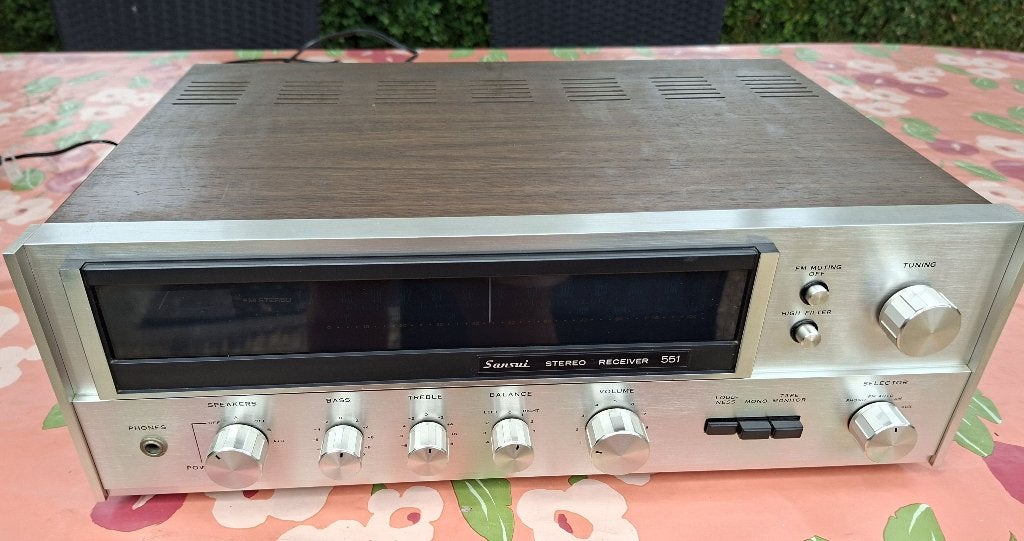Weinig voorkomende receiver Sansui 551 (lezen aub), TV, Hi-fi & Vidéo, Chaîne Hi-fi, Enlèvement