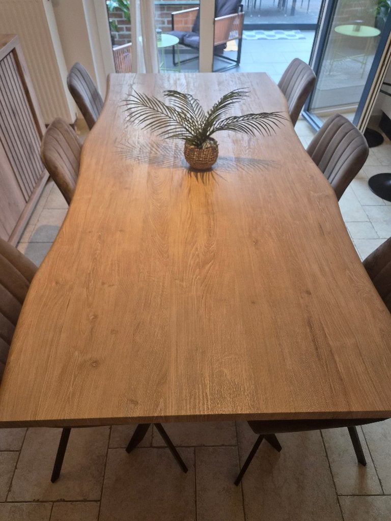 Table salle à manger, Maison & Meubles, Enlèvement, Utilisé, 50 à 100 cm, Autres matériaux