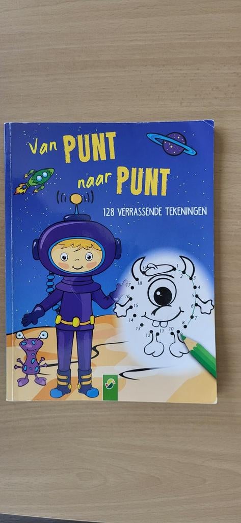 Werk- en kleurboek Van punt naar punt, Schwager&Steinlein, Ophalen, Gebruikt, Knutselen