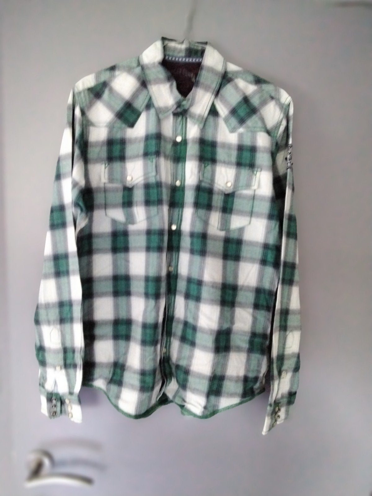 Heren hemd TOMMY HILFIGER, Ophalen of Verzenden, Groen