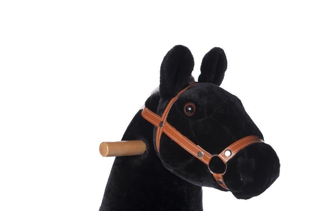 PonyCycle Zwart met witte manen, Klein, Enfants & Bébés, Jouets | Véhicules en jouets, Enlèvement ou Envoi, Neuf