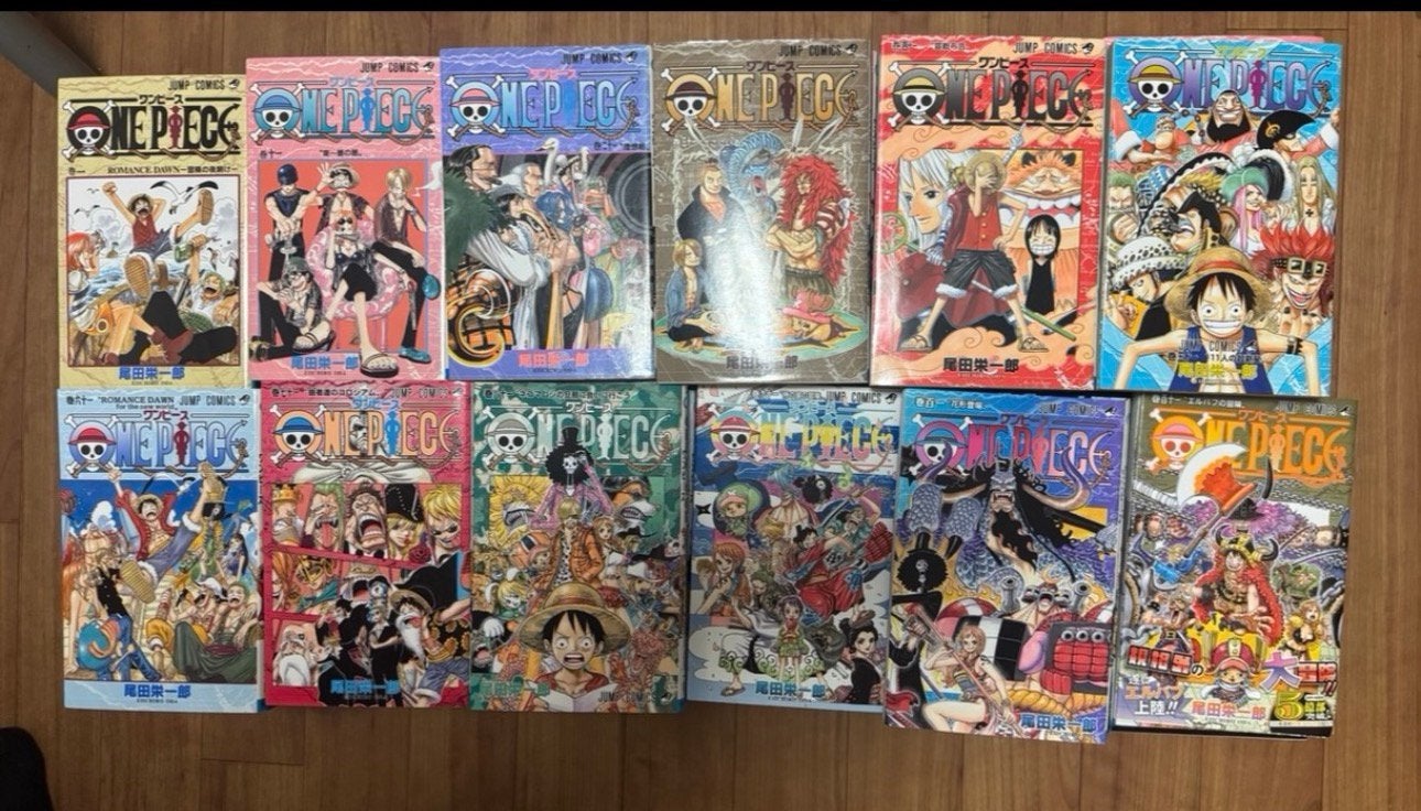 Ensemble complet de mangas One Piece 1 à 114 (japonais), Livres, BD | Comics, Comme neuf, Série complète ou Série, Japon (Manga)