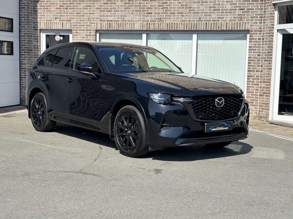 Mazda CX-60 2.5 e-Skyactiv PHEV AWD Homura Plus / 53000km, 4 cilinders, 2500 kg, Zwart, Leder