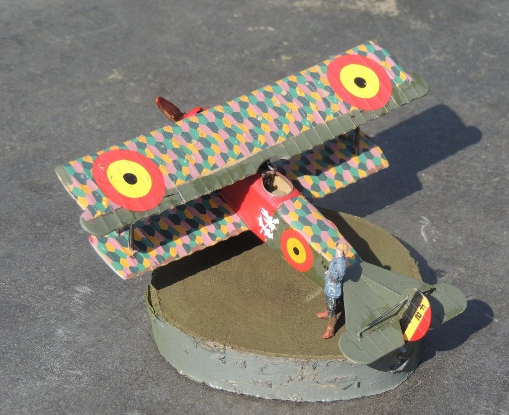 Aviation belge Fokker DR7 1919 Evere Esc "Les Chardons", Envoi, Neuf, 1:72 à 1:144, Avion