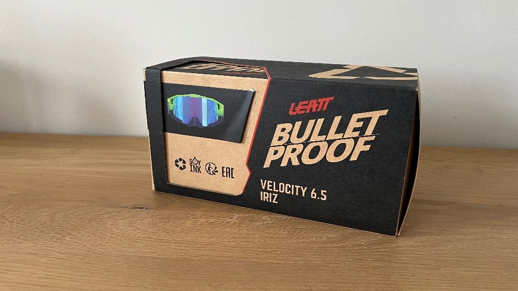 Crossbril leatt goggle velocity 6.5 iriz Lime blue, Motorcrosskleding, Kinderen, Ophalen of Verzenden, Nieuw zonder kaartje
