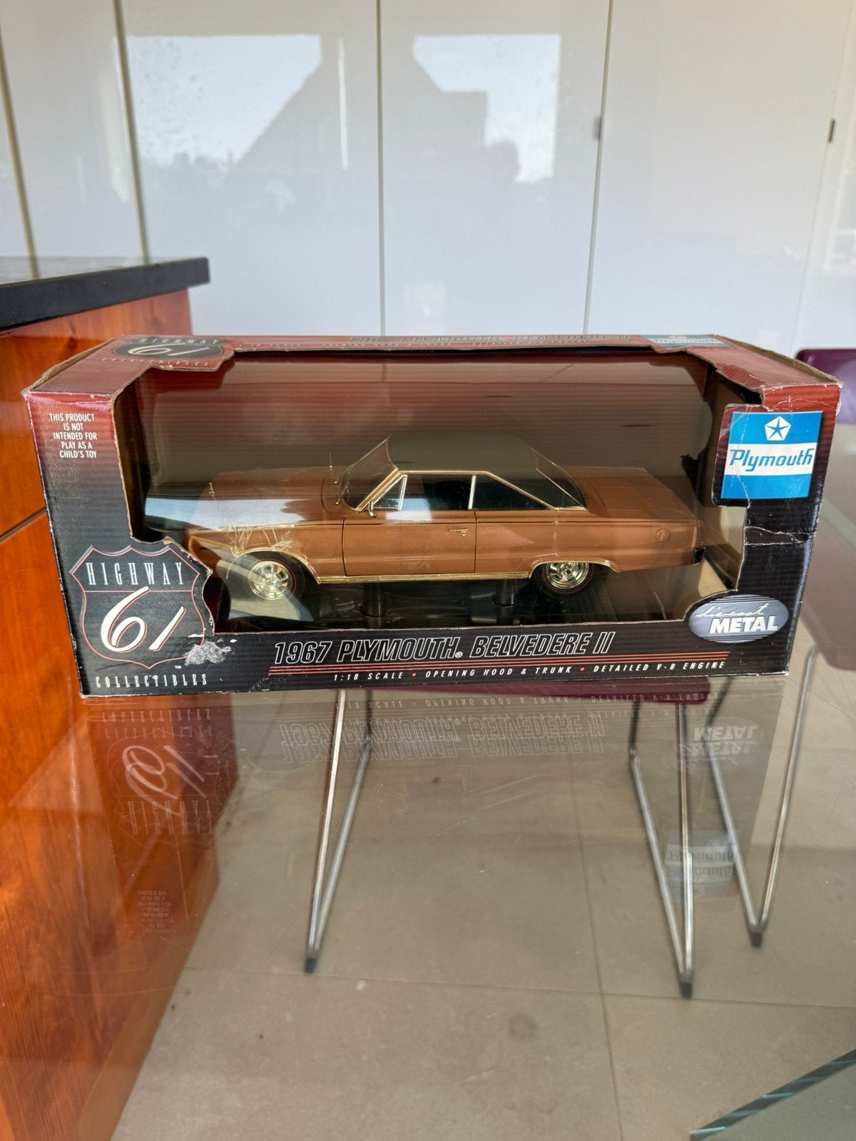 1:18 Plymouth Belvedere II 1967 de la marque Highway 61, Enlèvement ou Envoi, Comme neuf, Voiture, Autres marques