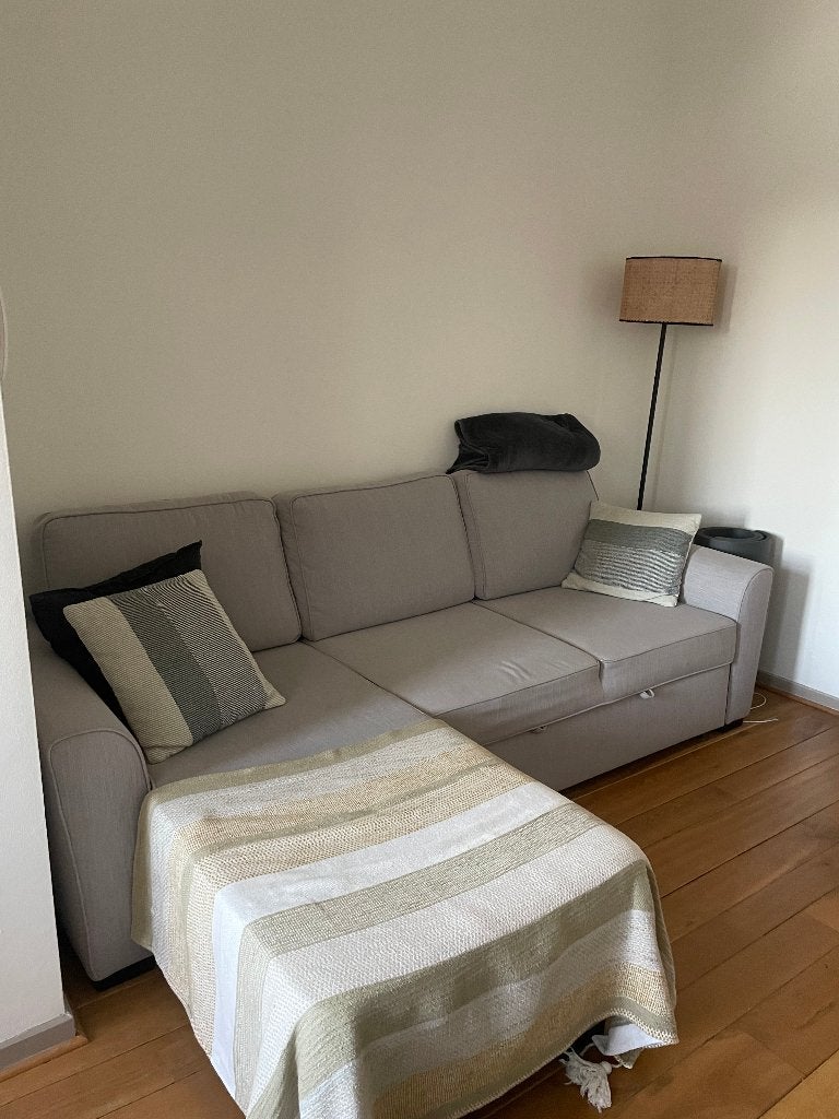 Maisons du Monde converteerbare bank, Ophalen, Hoekbank, Driepersoons, 75 tot 100 cm