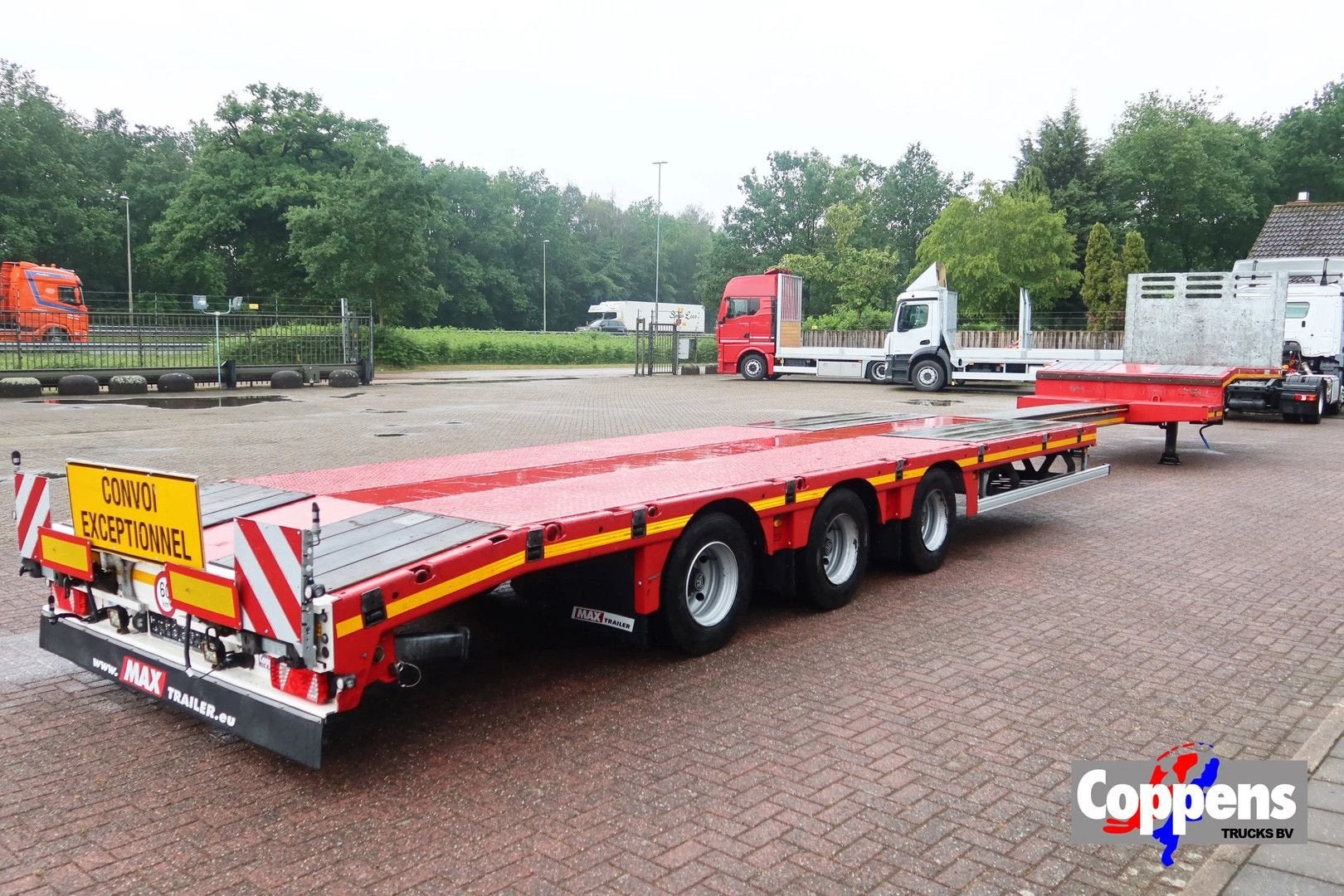 MAX Trailer Max 100-F-S43-1AAF Uitschuifbaar 450cm, Bedrijf, Te koop, Aanhangers en Opleggers