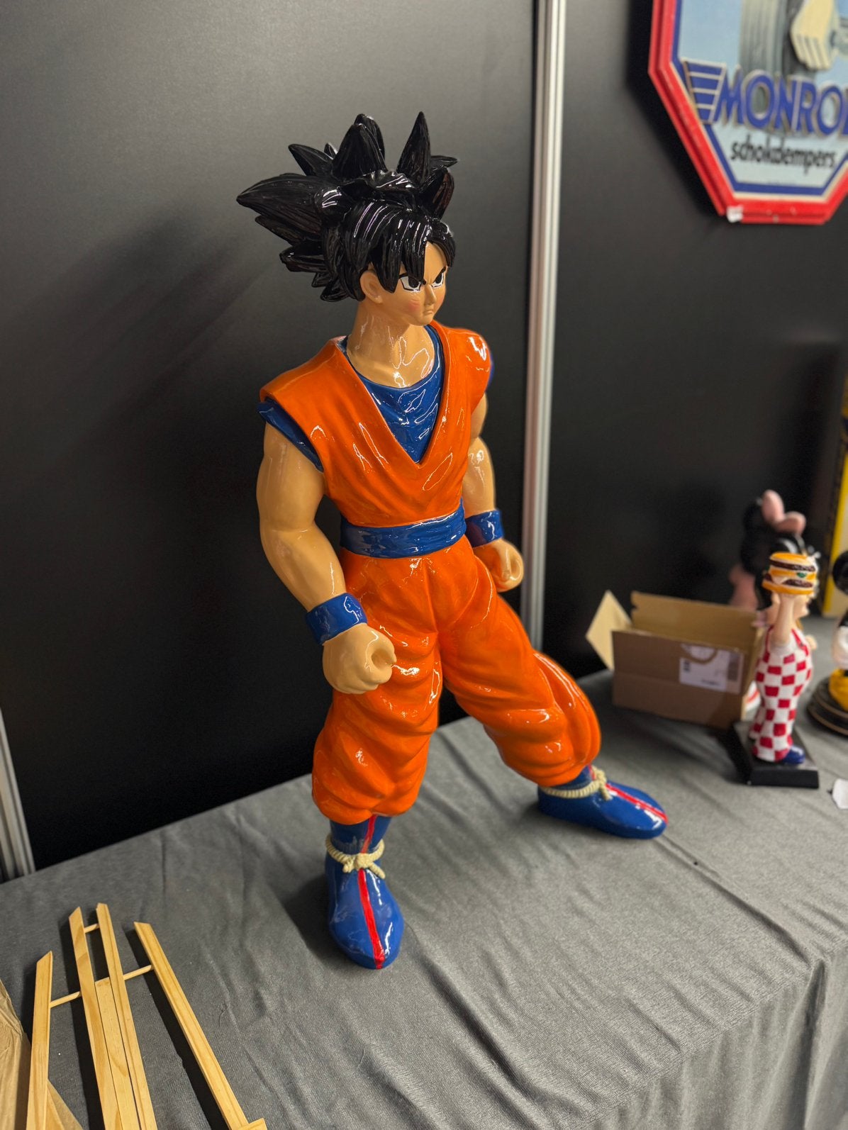 Groot Goku Dragon ball Z beeld, Ophalen, Gebruikt, Beeldje, Replica of Model, .