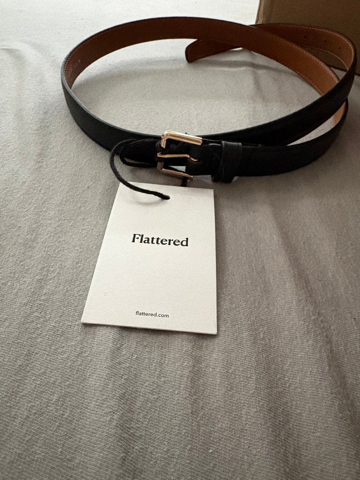 Flattered riem, Kleding | Dames, Riemen en Ceinturen, Nieuw, Heupriem, Ophalen of Verzenden, Echt leder