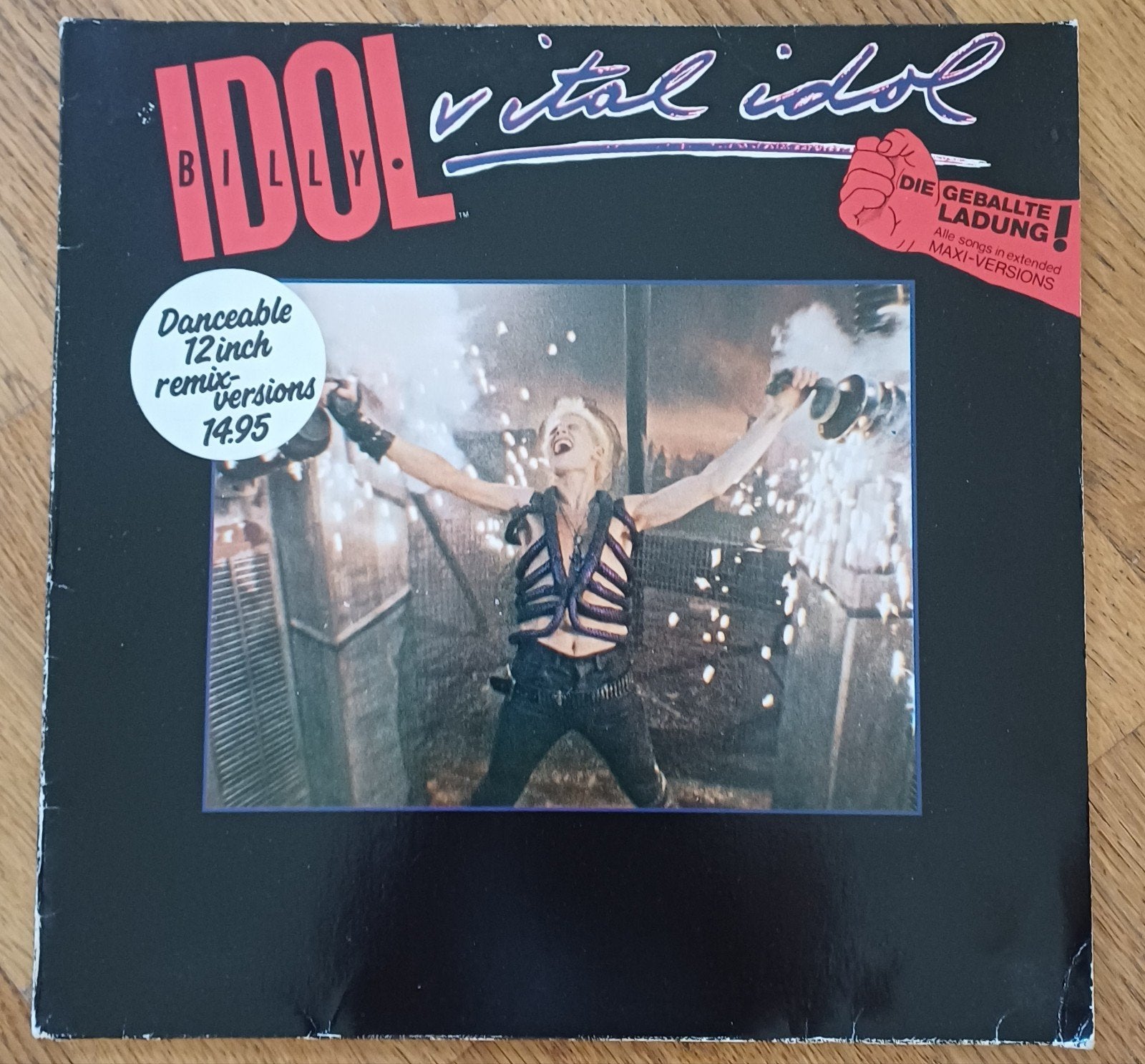 Remix van Billy Idol Vital Idol Ed op vinyl uit 1985, Ophalen