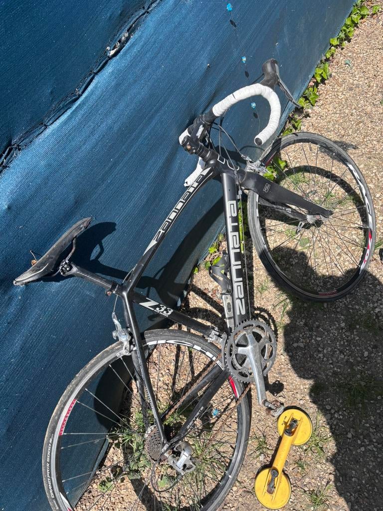 Koersfiets zannata, Fietsen en Brommers, Gebruikt, Carbon, Ophalen of Verzenden, Schijfrem